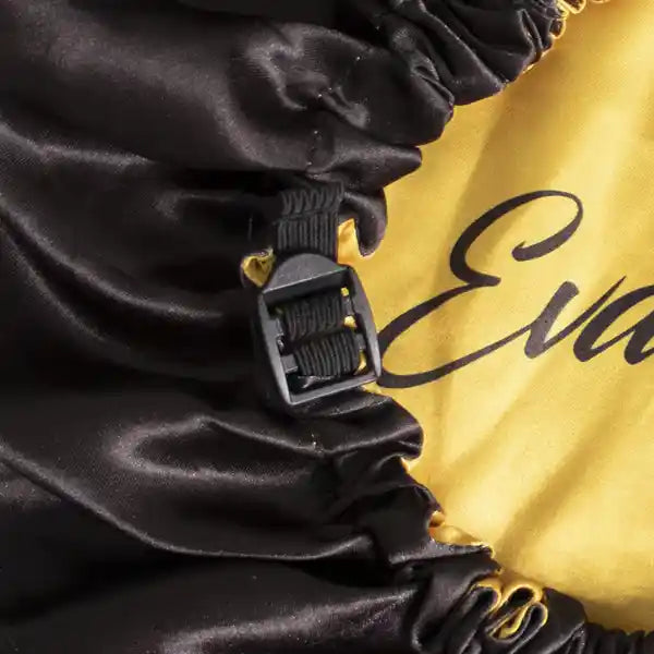 Bonnet en satin pour dormir Large Elastique réglable. Convient à tous les tours de tête