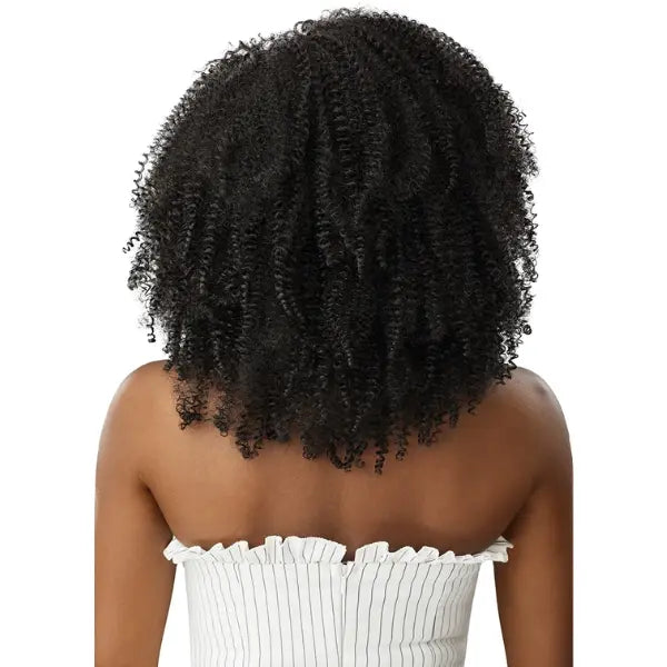 Extensions à clip Kinky Afro Frisée Noir Springy Afro Ouutré