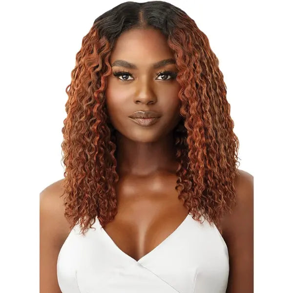 Extensions pour tissage en cheveux 101% semi-naturels couleur ginger Outre Malaysian Curl