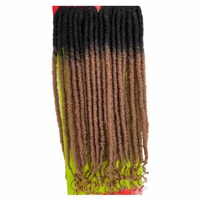 Faux Locks crochet Ombré Blond STRAIGHT BAHAMA LOCS 14 pouces en couleur OM27 - Outre