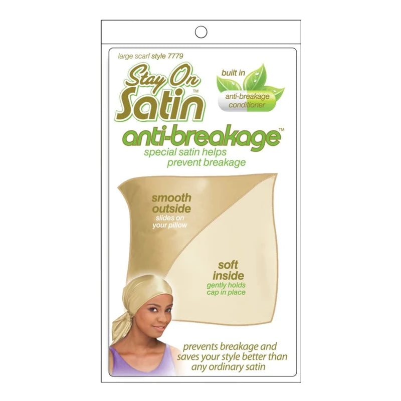 Foulard Cheveux Anti-casse à Nouer - Stay On Satin