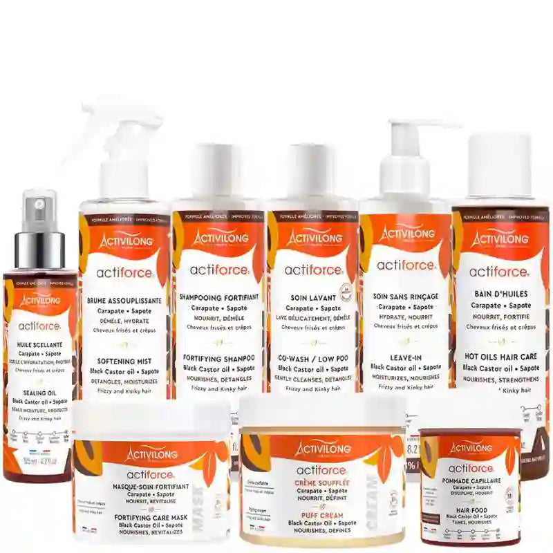Gamme Complète Activilong Actiforce pour cheveux crépus