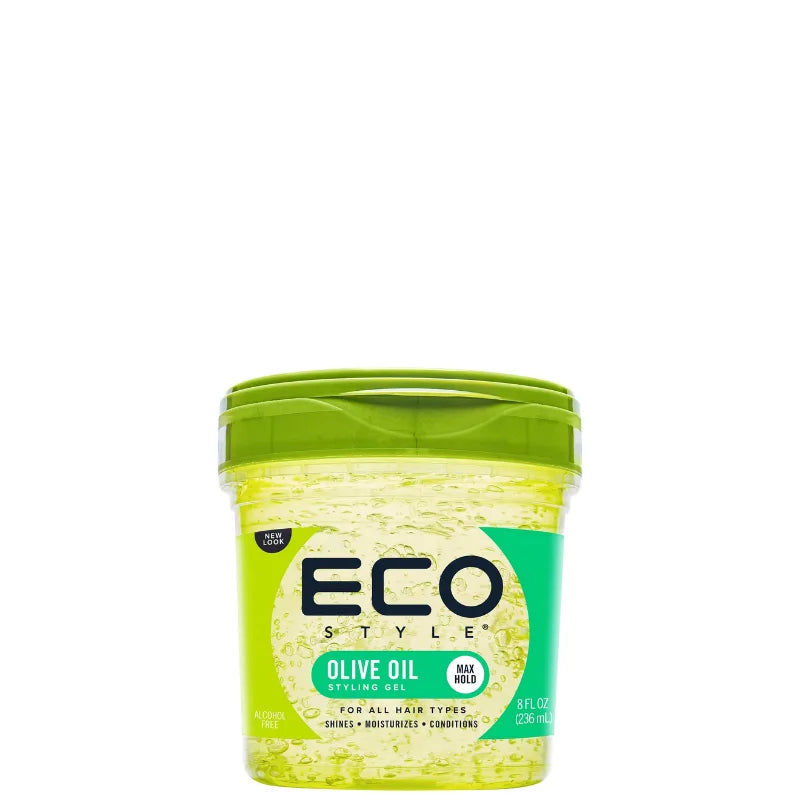 Gel coiffant Fixation forte Eco Style Olive Oil Pour des cheveux hydratés et brillants