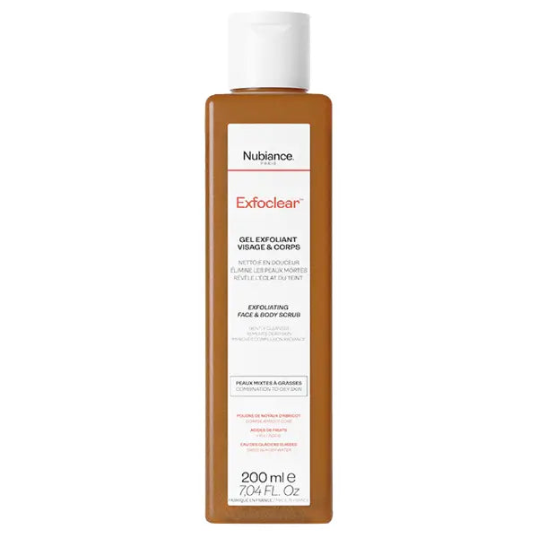 Gel Exfoliant Visage et corps Exfoclear Nubiance