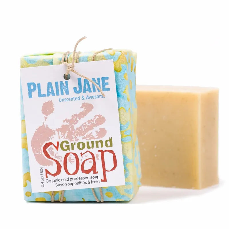 Savon Naturel Peaux Sensibles 180g Plain Jane - Ground Soap