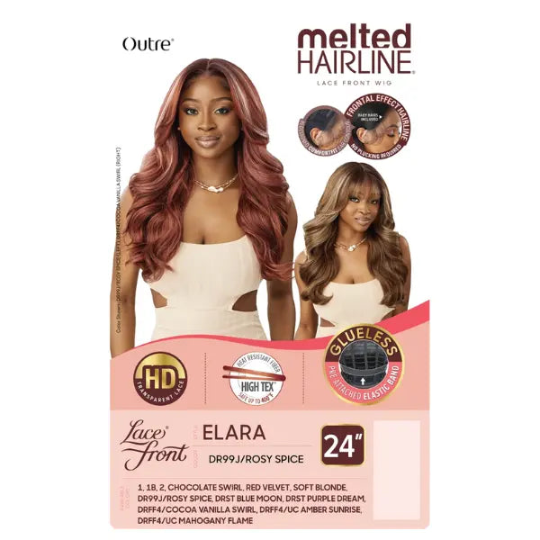 HD Lace perruque body wave glueless Outre Elara