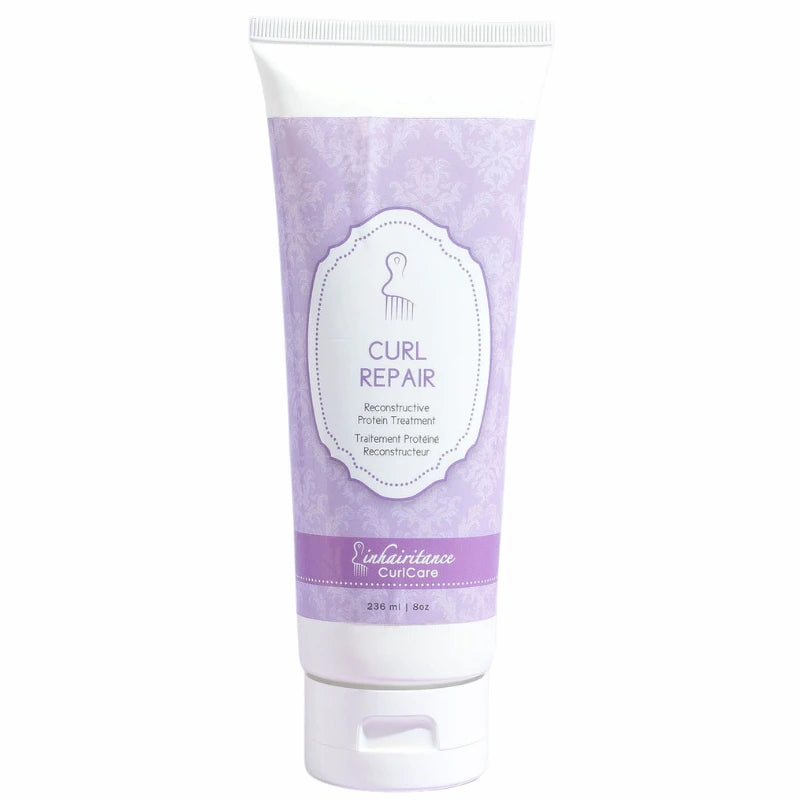Curl Repair Inhairitance traitement protéiné reconstructeur pour cheveux bouclés, frisés et crépus, renforce la fibre capillaire et réduit la casse