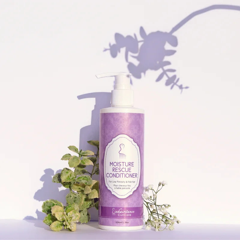 Moisture Rescue Inhairitance aux extraits végétaux et à la Rose de Jéricho pour améliorer la rétention d'hydratation