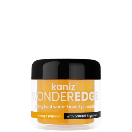 Kaniz Edge Control Pommage Parfum Mango papaya Efficace sur cheveux bouclés frisés, crépus