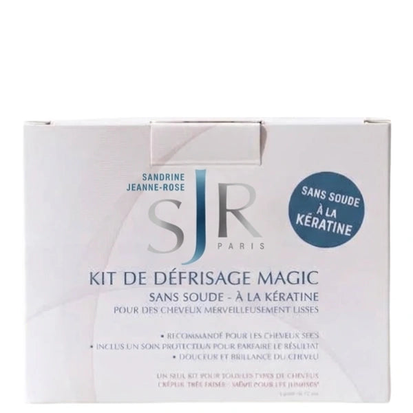 SJR Paris Kit De Défrisage à la Keratine Magic sans soude pour un lissage parfait