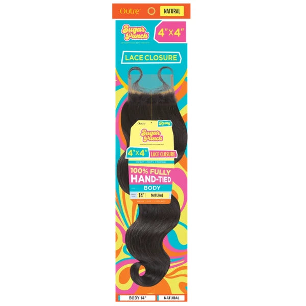 Lace Closure HD 4X4 Cheveux Humains Body Wave - Outré