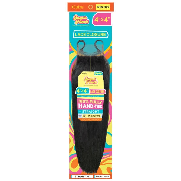 Lace Closure HD 4X4 Cheveux Humains Straight - Outré