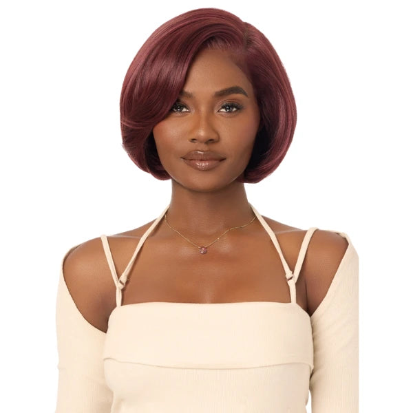 Perruque bob glueless avec lace front HD transparent