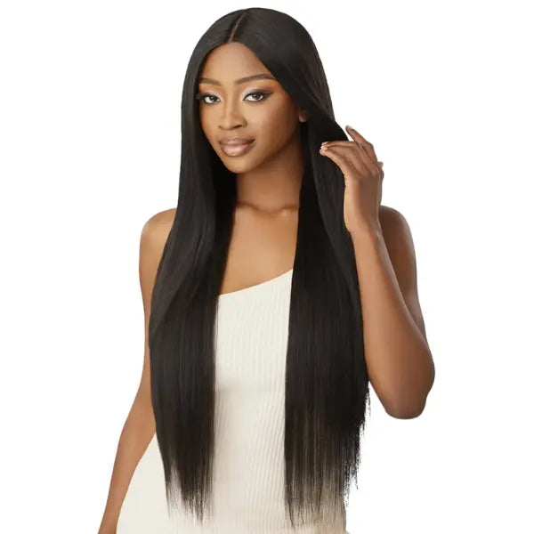 Lace HD straight noir Perruque Outre Every 36