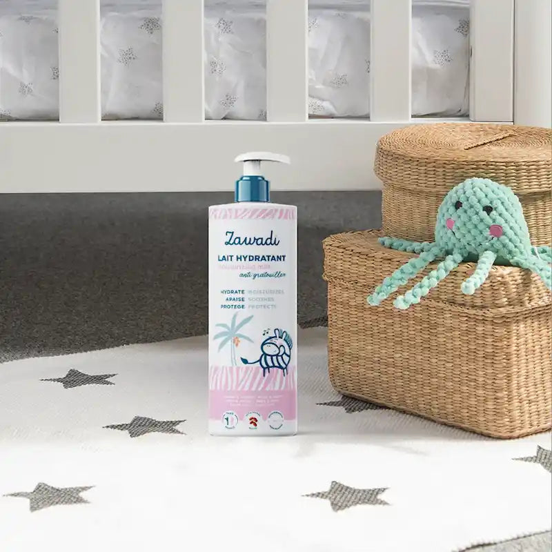 Lait Hydratant Apaisant pour peau sèche atopique Bébé et Enfant - Corps et visage - ZAWADI