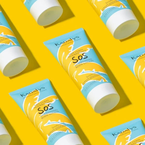 Lait corps nourrissant et hydratant pour les peaux sèches à base de banane jeune et beurre de Karité Kadalys
