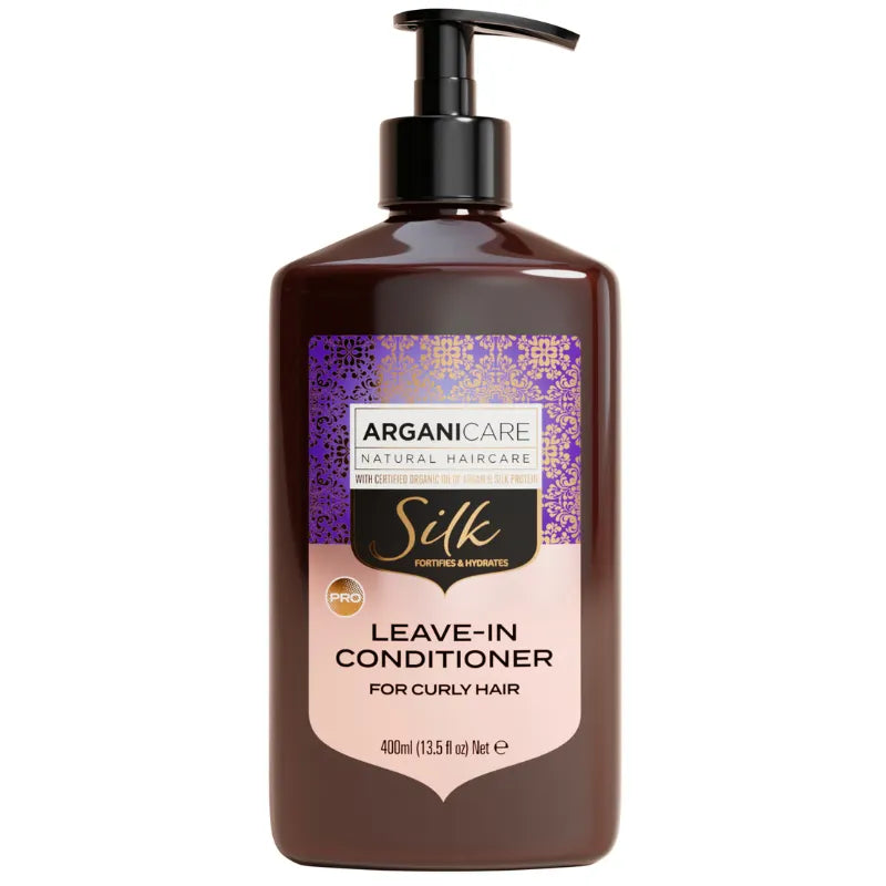 Leave-in Cheveux Bouclés à la Protéine de Soie - Arganicare