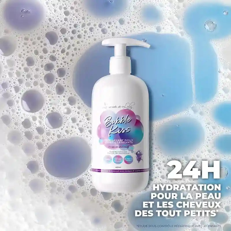 Soin lavant doux Hydratant Bébé Corps et Cheveux à l'avoine colloïdale et extrait de pastèque 400ml