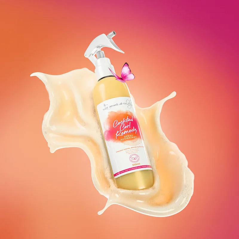Cocktail Curl Remedy Les Secrets de Loly hydrate les cheveux colorés, abîmés ou fourchus