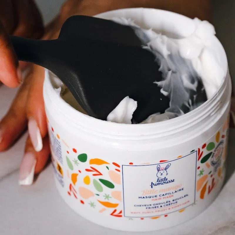 Masque capillaire Little Mango démêlant cheveux bébé 1 an pour éliminer les nœuds en douceur et assouplir les longueurs