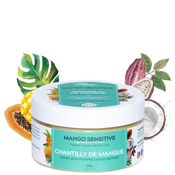 Mango Sensitive Chantilly de mangue Corps Cheveux Pot 100g