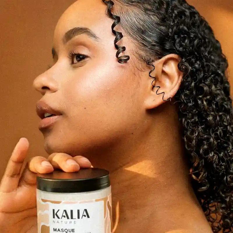 Masque capillaire hydratant et réparateur à l'huile du murumuru pour cheveux bouclés, crépus, ondulés Kalia Nature