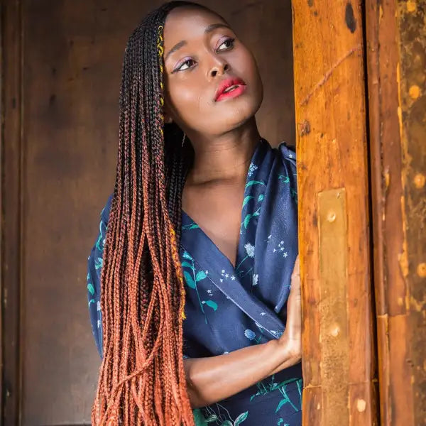 Mèches à tresser Ginger Acajou Tie and Dye Ombre - Mama Rose KEISHA