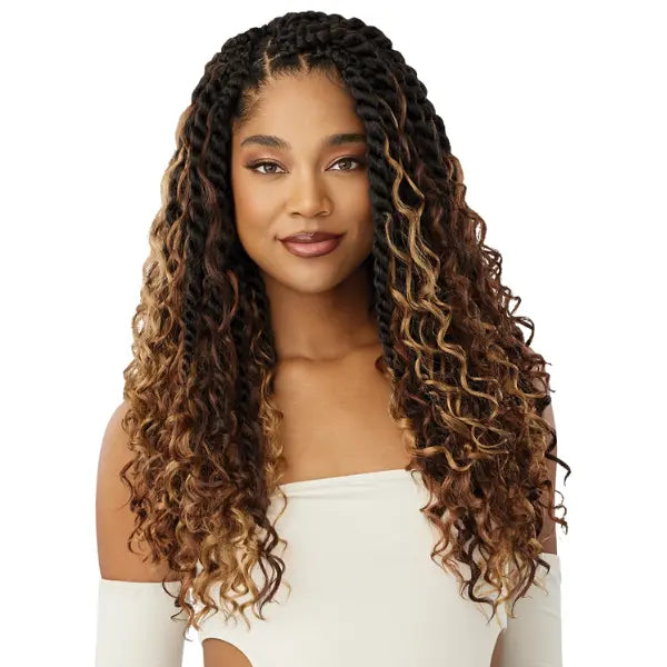 Mèches pour Crochets Braids Jumbo Island Twist 18" 3X - Outré
