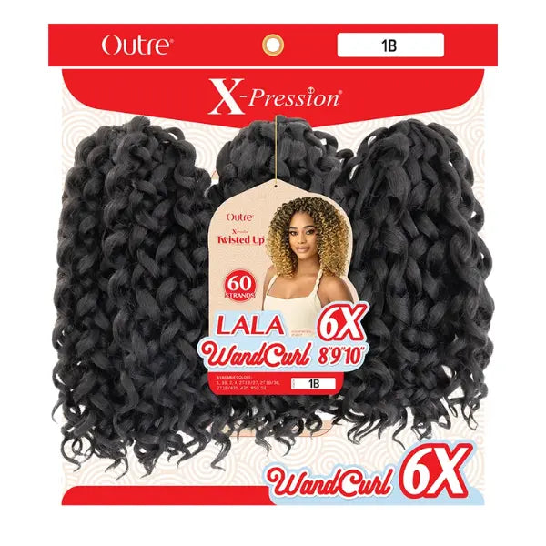 Mèches pour Crochets Braids Frisée Lala Wandcurl 8" 9" 10" - Outré