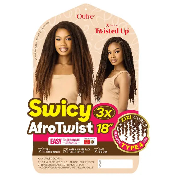 Mèches pour Twist Swicy Afro Twist 18" - Outré