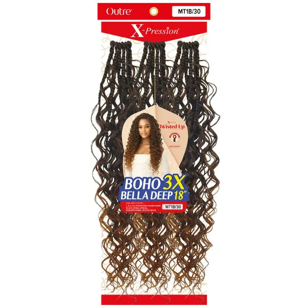 Rajouts Crochets Braids Boho Bella Deep Braids 18" - Outré