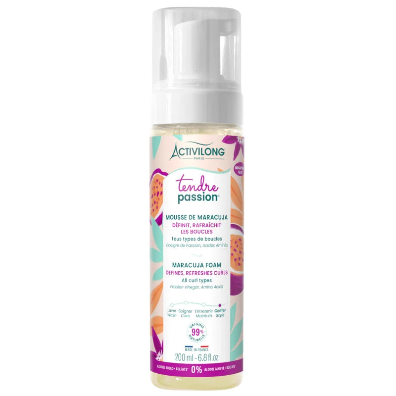Mousse Coiffant Définit les boucles et Retient l'hydratation Activilong Tendre Passion