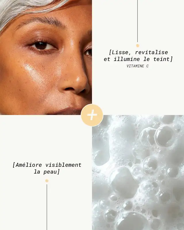 Mousse Nettoyante Visage : illumine les teints ternes, idéale pour peaux noires, mates, métissées - Nuhanciam 150ml