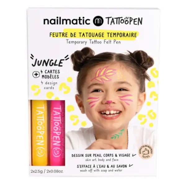 Nailmatic - Feutres Tatouages Temporaires Tattoopen Jaune Rose – Diouda