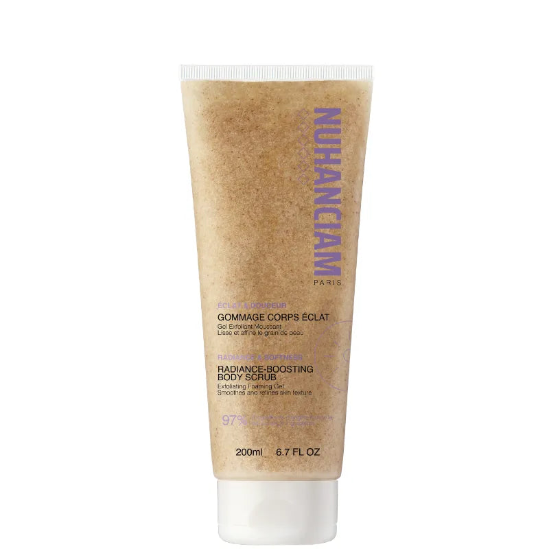 Nuhanciam Gommage Corps Éclat Gel Exfoliant Moussant - Lisse et affine le grain de peau