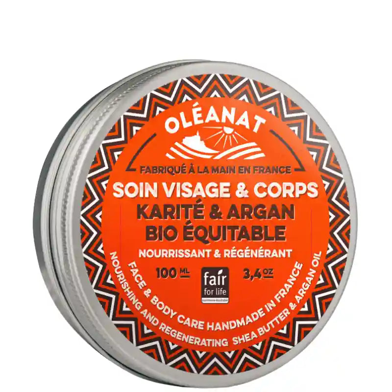 Soin Karité & Argan BIO Equitable - Oléanat