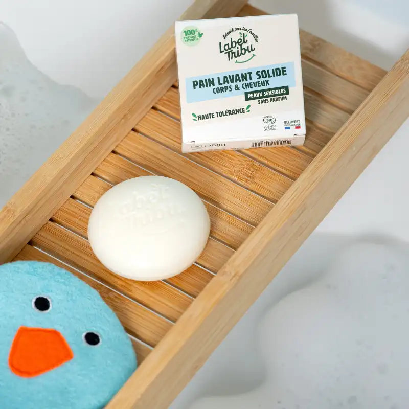 Pain Lavant Naturel Corps & Cheveux Sans parfum - Label Tribu