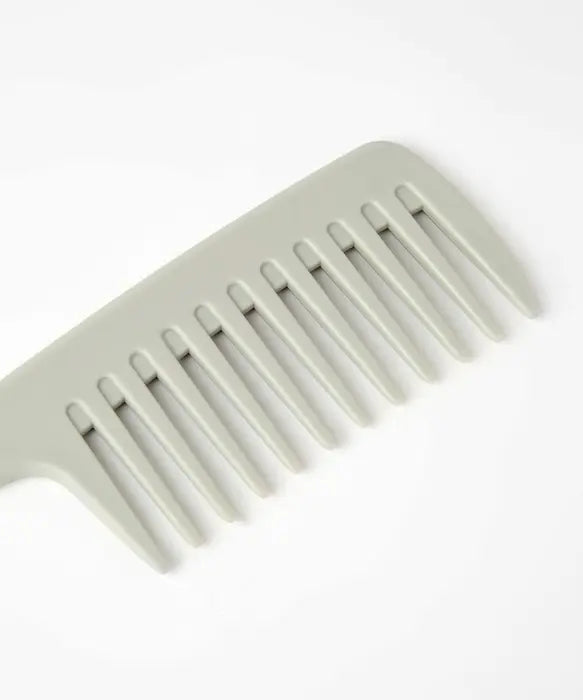 peigne demelant à dents larges et bouts arrondis pour les cheveux bouclés crépus.