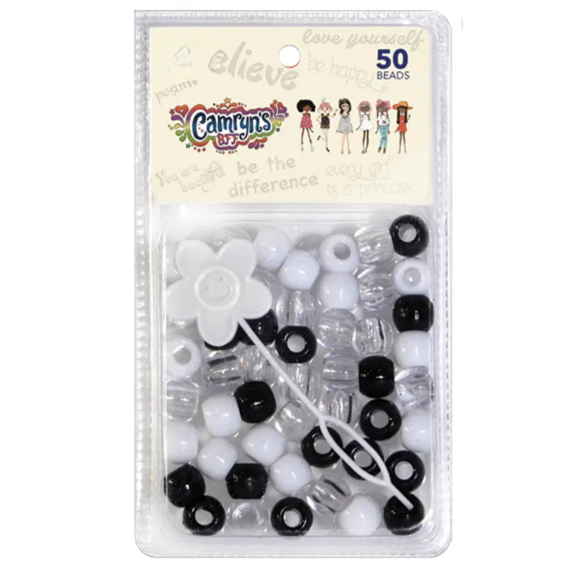VENOFEN Lot de 50 perles de cheveux en acrylique pour tresses, dreadlocks pour filles, perles creuses en vrac pour la fabrication de bijoux de cheveux VENOFEN Lot de 50 perles de cheveux en acrylique pour tresses, dreadlocks pour filles, perles creuses en vrac pour la fabrication de bijoux de cheveux