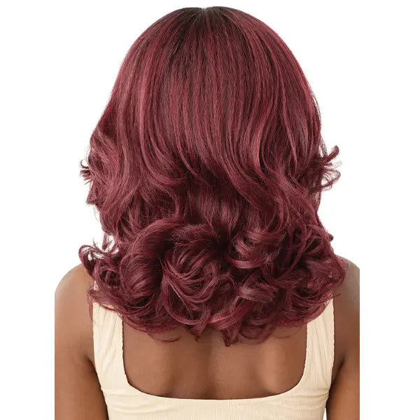 Perruque avec Frange Yaki Jasmiyah 14" - Outré