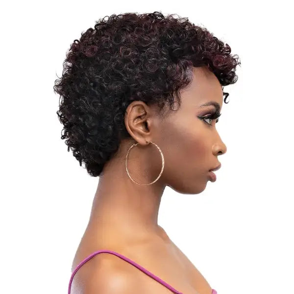 Perruque curly Pixie Cut courte Janet Collection Emilia