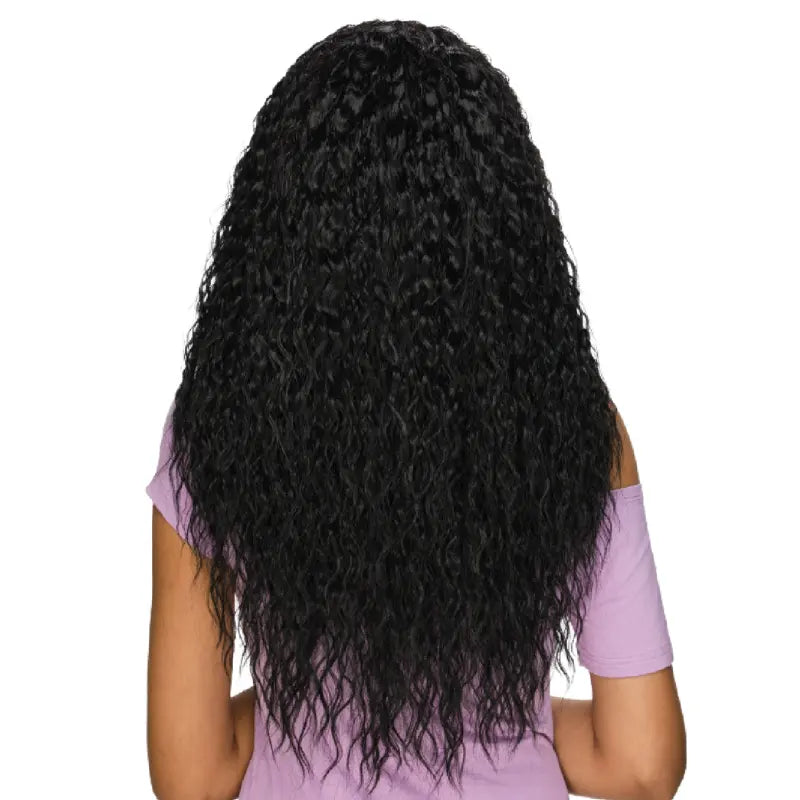 Perruque curly V-Part Semi-naturelle longue Vivica Fox Ring