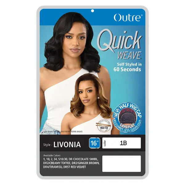 Perruque Demi-tête Ondulée Livonia - Outré