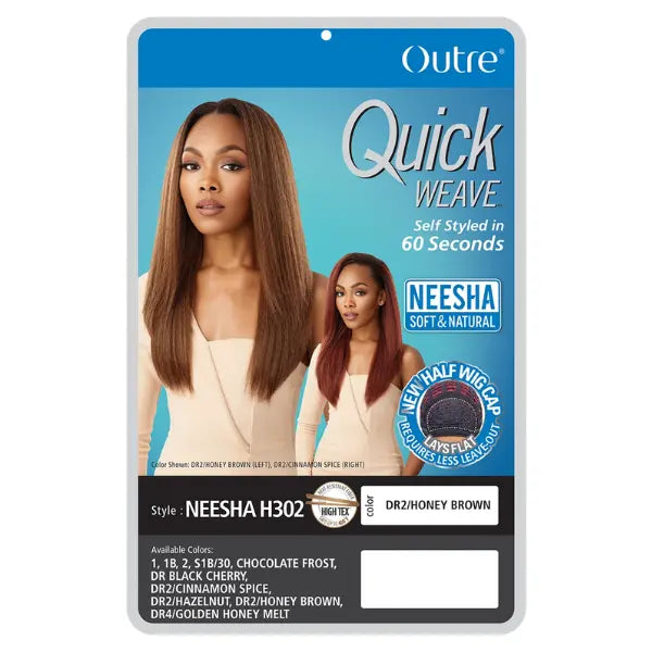 Perruque Quick Weave Yaki Straight Neesha H302 - Outré