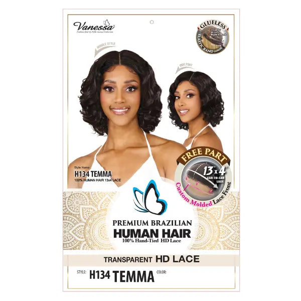 Perruque Naturelle Lace 13X4 Wavy Temma - Vanessa