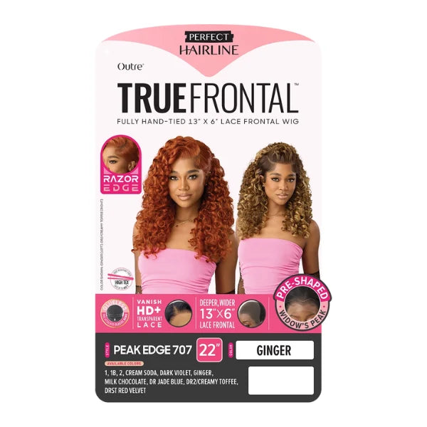 Perruque Glueless Curly Lace Front Peak Edge 707 - Outré
