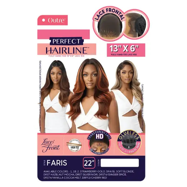 Perruque Lace HD 13X6 Body Wave Outre Perfect Hairline Faris Packaging
