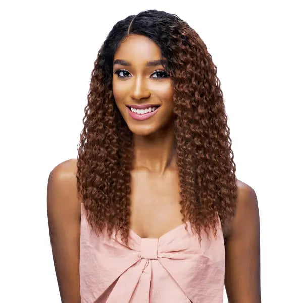 Perruque Lace HD Curly Ginger Brown 13X6 View 360° Miza Vanessa Hair