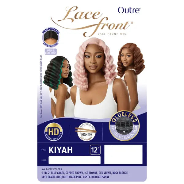 Perruque Lace Bob Ondulée Kiyah - Outré