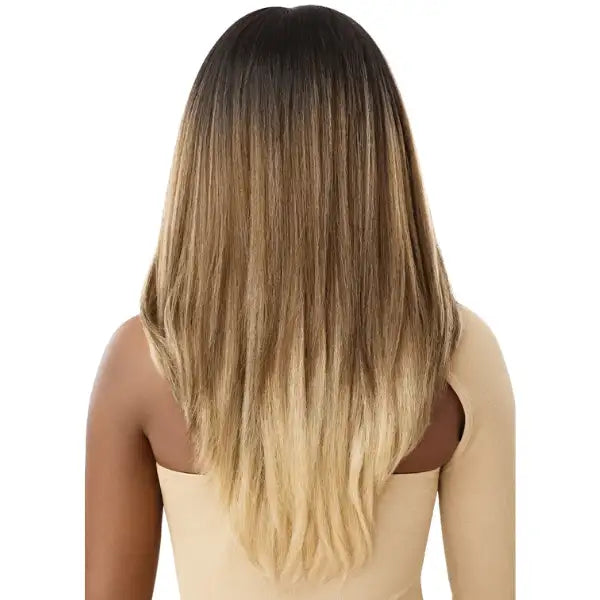 Perruque Lace Wig 13X6 Blonde longue ondulée Yaki Outre collection Perfect Hairline Keeshon